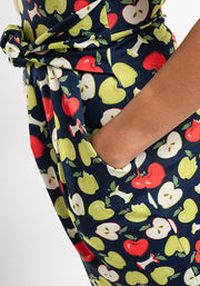 Ana Apple Print Dress