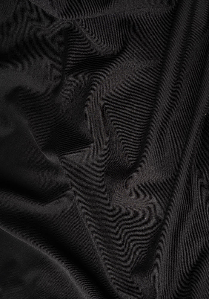 Popsy Black Side Rouched Swimsuit