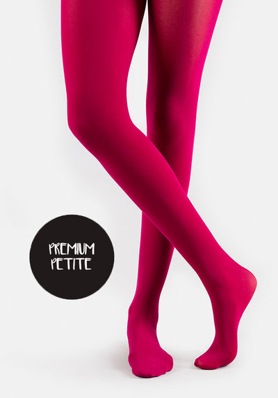 Premium Petite 50 Denier Tights Cerise