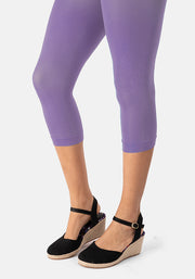 Premium 50 Denier Capri Tights Iris Bloom