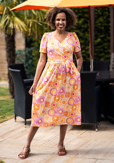 Lianne Sunray Print Midi Dress