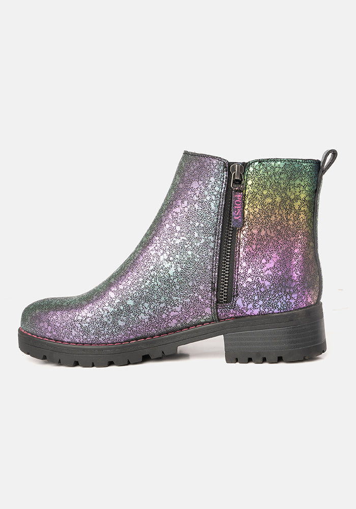 Rainbow Sparkle Chelsea Boots