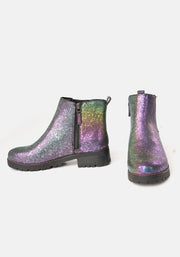 Rainbow Sparkle Chelsea Boots