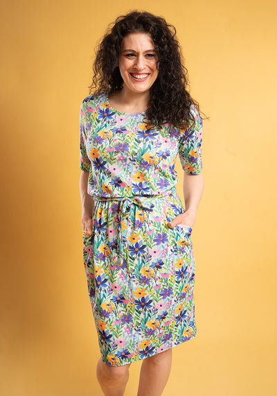 Sierra Wild Flower Print Blouson Dress