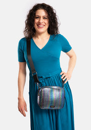 Tess Teal Viscose Midaxi Dress