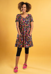 Wren Garden Rainbows Print A-Line Tunic