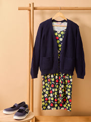 Ana Apple Print Dress