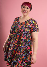 Wren Garden Rainbows Print A-Line Tunic